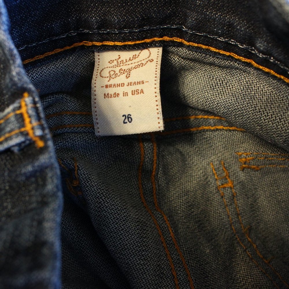 TRUE RELIGION TWISTED SEAM  JEAN WOMENS SIZE 26X35 - Picture 7 of 7